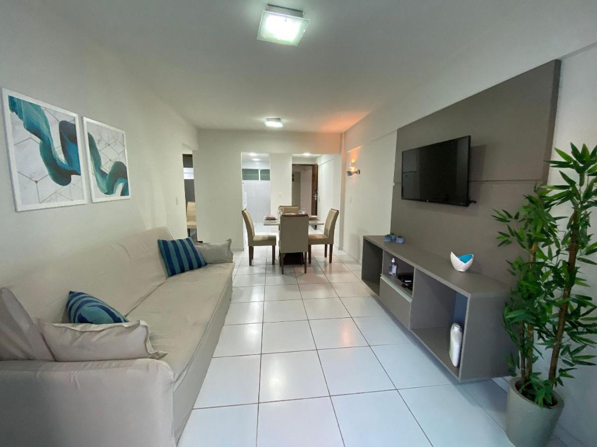 Bela Hospedagem - M Escorel-02 Qts,100M Mar, Wifi, Estacionamento Joao Pessoa Luaran gambar